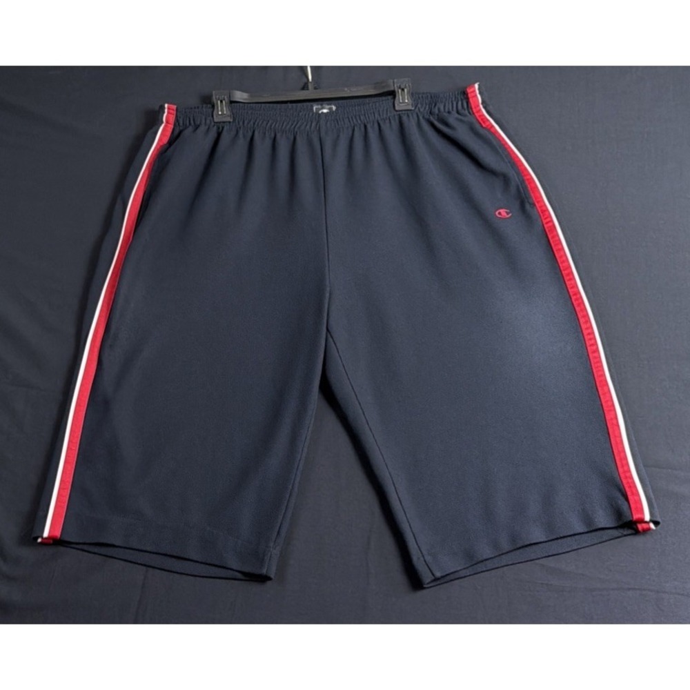 Vintage Champion 80's 90's Basketball Shorts Mens XXL Dazzle Silky Baggy Shiny